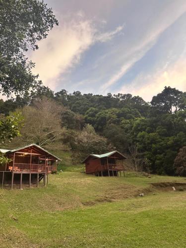Paisaje cerca de este chalet de montaña