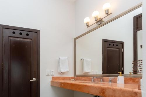 Koupelna v ubytování Hotel Kinich