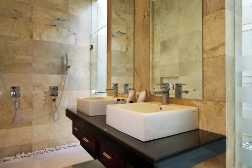 Kylpyhuone majoituspaikassa Villa Portsea