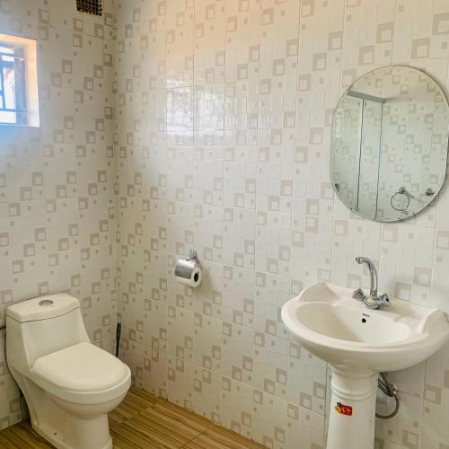 Ένα μπάνιο στο Framans Holiday Home