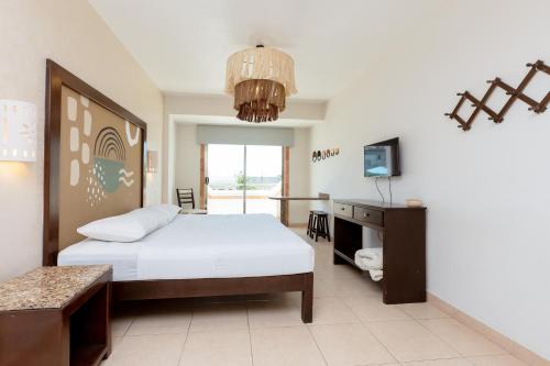 Postel nebo postele na pokoji v ubytování Hotel Kinich