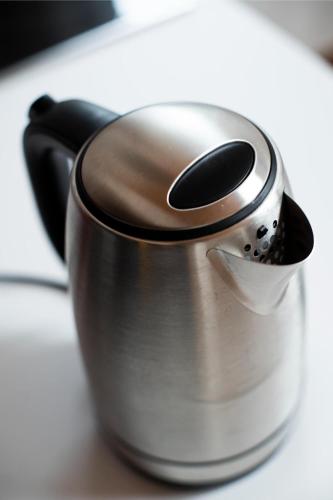 a metal container sitting on top of a counter at Gorska Vila in Kopaonik