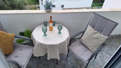 Χώρος καθιστικού στο Apartments Teo 1