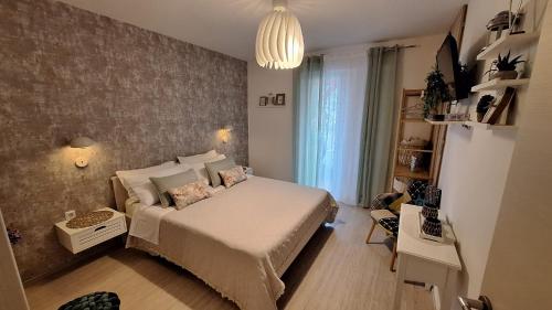 Postel nebo postele na pokoji v ubytování Apartments Teo 1