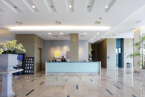 Vstupní hala nebo recepce v ubytování Geoje Samsung Hotel