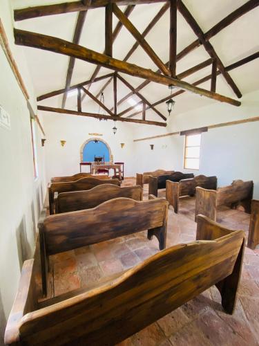 Un lugar para sentarse en Hotel Refugio El Santuario - Comfacundi