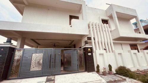 Bygningen som pensionatet ligger i