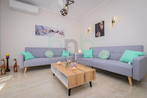 Posezení v ubytování SOTIRIA Apartment 102