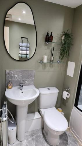 Ένα μπάνιο στο Modern Room in a Shared Flat near Haymarket