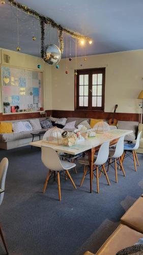 Montevideo Hostelにあるシーティングエリア