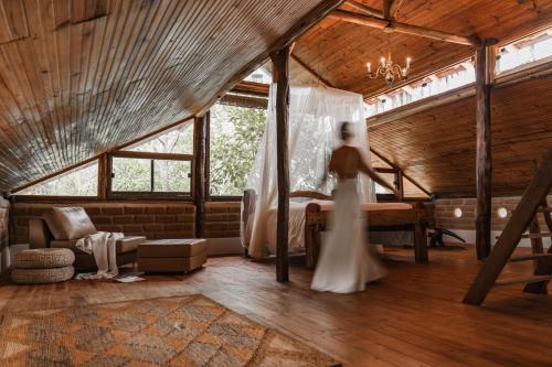 Posezení v ubytování Casa Cabana