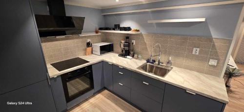 Kuchyň nebo kuchyňský kout v ubytování City Serenity Suite