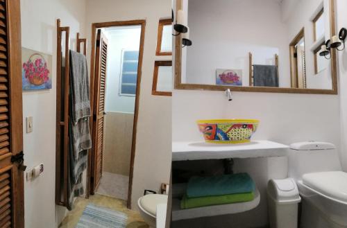 Un baño de Casa de Playa Laguito Shangai