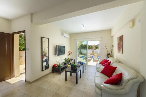 Μια τηλεόραση ή/και κέντρο ψυχαγωγίας στο Villa Andria