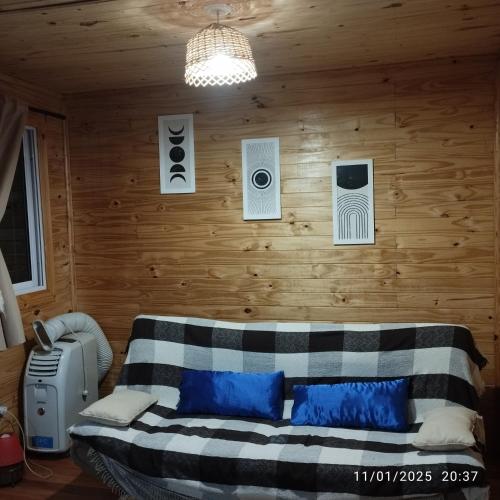 Posezení v ubytování Cabaña de las luces
