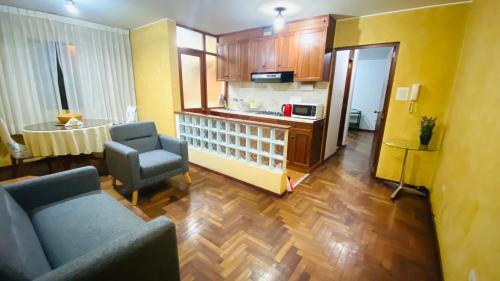 Η κουζίνα ή μικρή κουζίνα στο Arequipa Great Mini Apartment