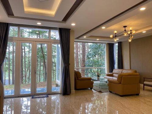 Χώρος καθιστικού στο Lan Anh Villas Resort