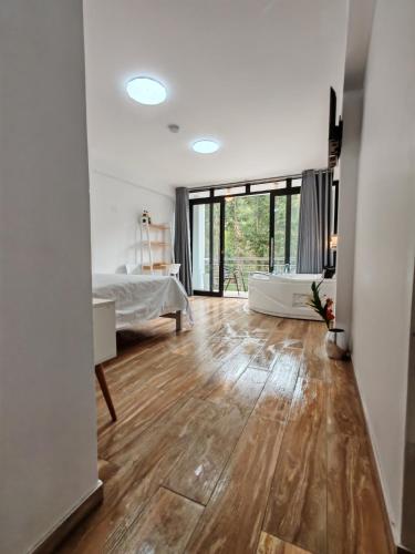 Ένα ή περισσότερα κρεβάτια σε δωμάτιο στο Xaxa Lodge