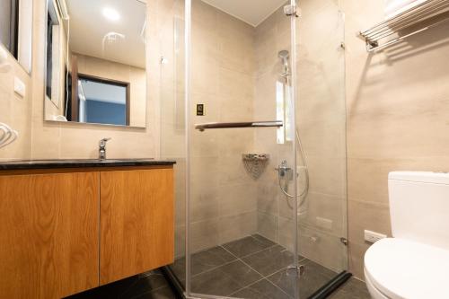 Koupelna v ubytování WuYou Guesthouse