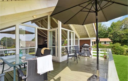 Balkón nebo terasa v ubytování Holiday Home Harresbæk Sydals Ix