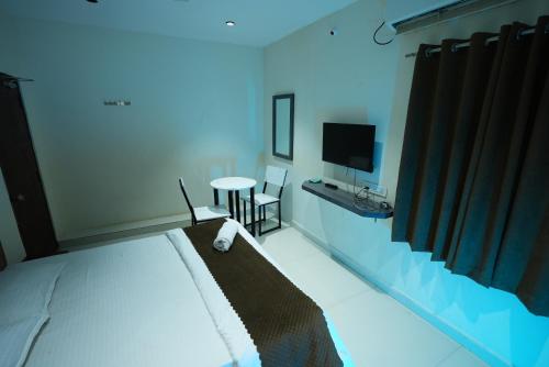 Katil atau katil-katil dalam bilik di New Himalaya Lodge