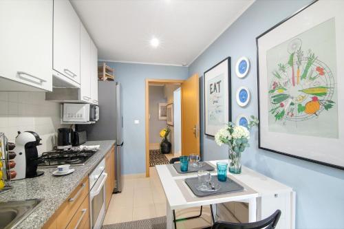 Dapur atau dapur kecil di Apartamento Royal Cabanas Golf