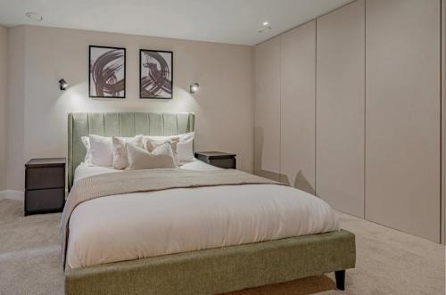 Ένα ή περισσότερα κρεβάτια σε δωμάτιο στο Chic 1 Bed Apartment, Leeds City Centre