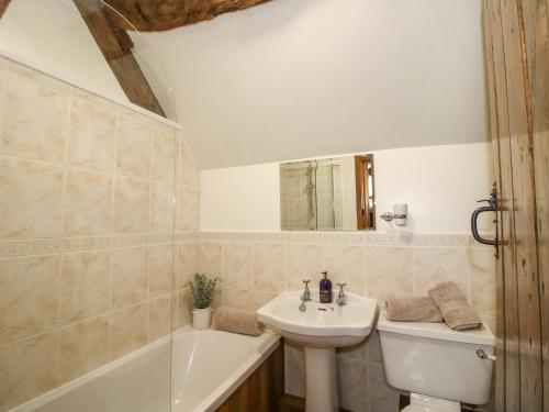 Et badeværelse på Wilstone Cottage