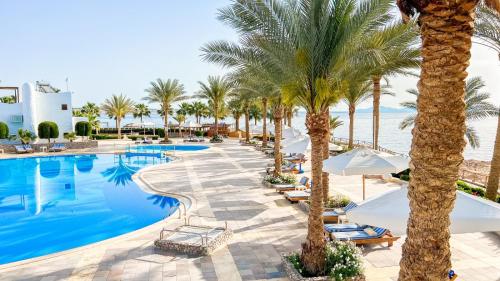 Bazén v ubytování Sharm Club Beach Resort nebo v jeho okolí