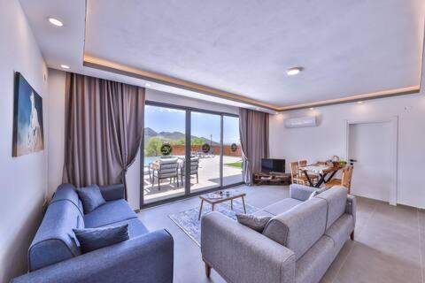 Posezení v ubytování ViLLA ASAR