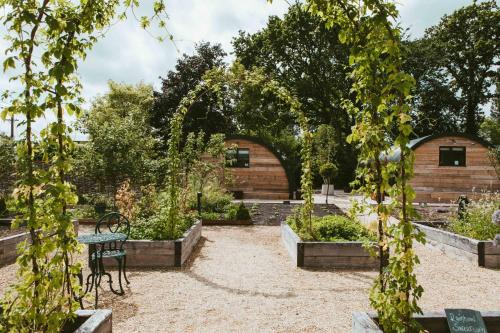 Un jardín fuera de Silchester Farm