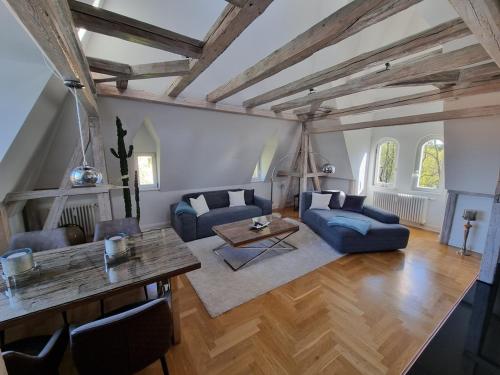Posezení v ubytování Exklusives Apartment - Ostsee - 110m2