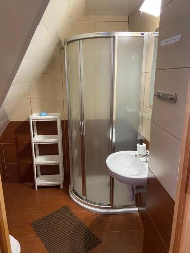 Ένα μπάνιο στο Pokoje gościnne Andrzej Brynkus