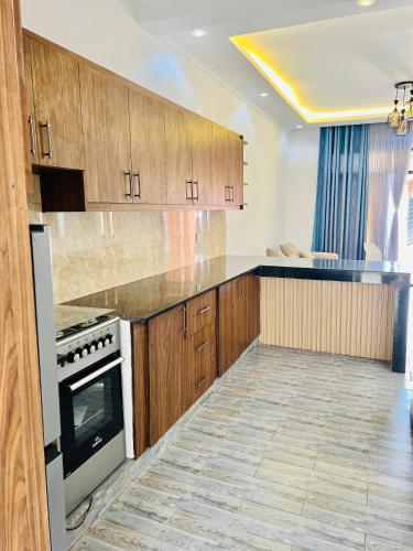 Кухня или мини-кухня в Dash apartment No 2 - Quartier miroir
