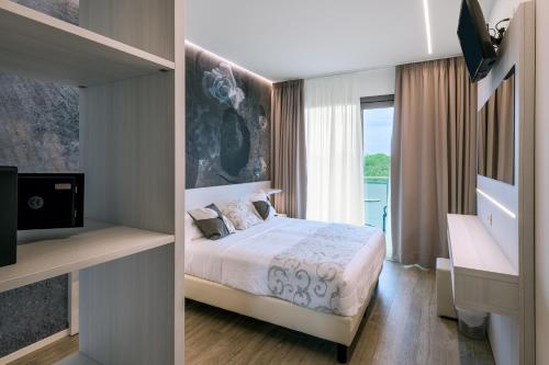 Postel nebo postele na pokoji v ubytování Hotel Franz