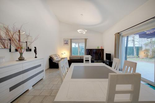 Posezení v ubytování La maison en bois - 6 personnes