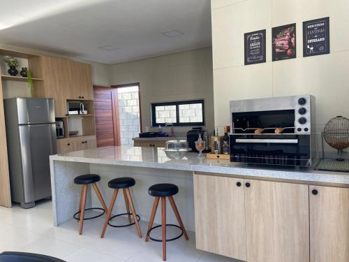 Cuisine ou kitchenette dans l'établissement Casa Tibau