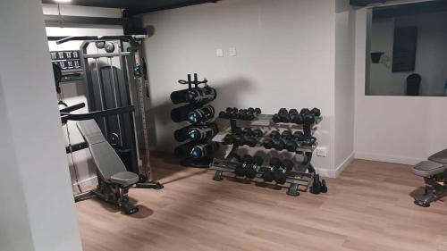 Fitness centrum a/nebo fitness zařízení v ubytování The Tokyo Luxury Apartments 210
