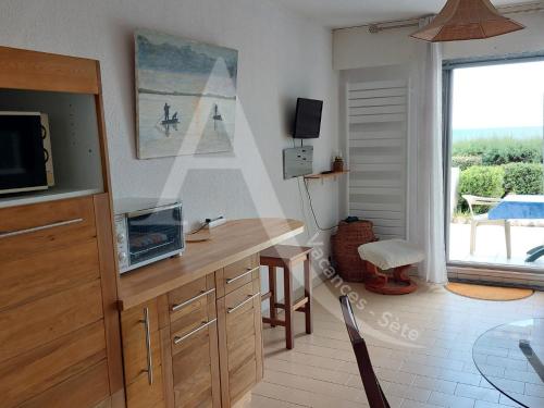 T2 capacite 4 personnes en rez de jardin