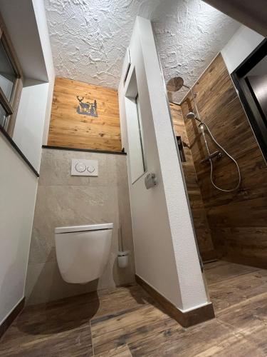 Koupelna v ubytování Haus Mariandl