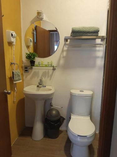 Ένα μπάνιο στο Hotel Boutique Santa Elena