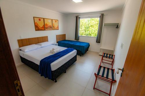 Postel nebo postele na pokoji v ubytování Moradas Imbassai