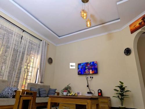 TV a/nebo společenská místnost v ubytování Jegestal Serenity Homestay Camping &Tours