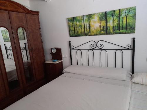 Postel nebo postele na pokoji v ubytování Casa rural Los conde