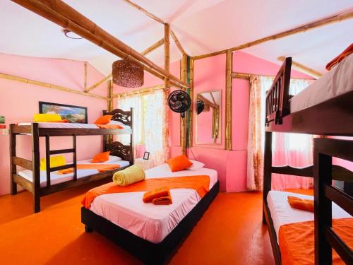 Ένα ή περισσότερα κρεβάτια σε δωμάτιο στο Eco Hotel Glamping La Cristalina