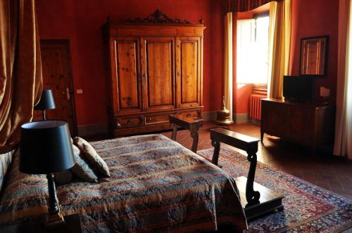 Cama o camas de una habitación en Villa Il Leccio