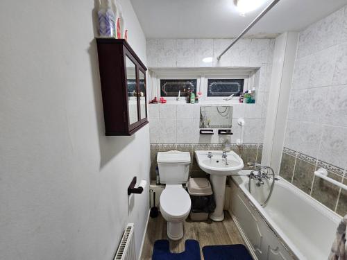 Et badeværelse på Larches Homestay