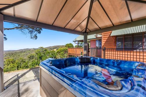 Μπαλκόνι ή βεράντα στο Quingilli Luxury Chalet 2 Bedroom