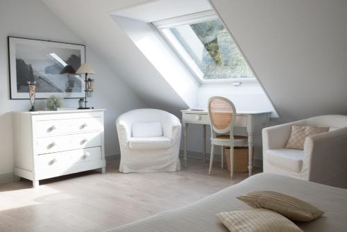 Posezení v ubytování Villa Flore Chambres d'Hotes