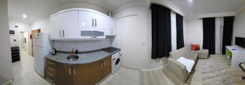 Dapur atau dapur kecil di KARTALKAYA APART OTEL
